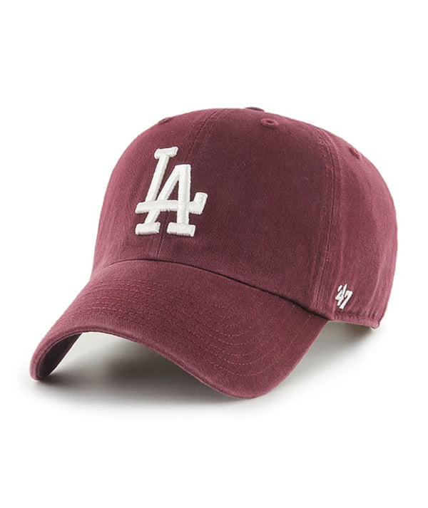 Los Angeles Dodgers '47 Clean Up Dark Maroon Hat