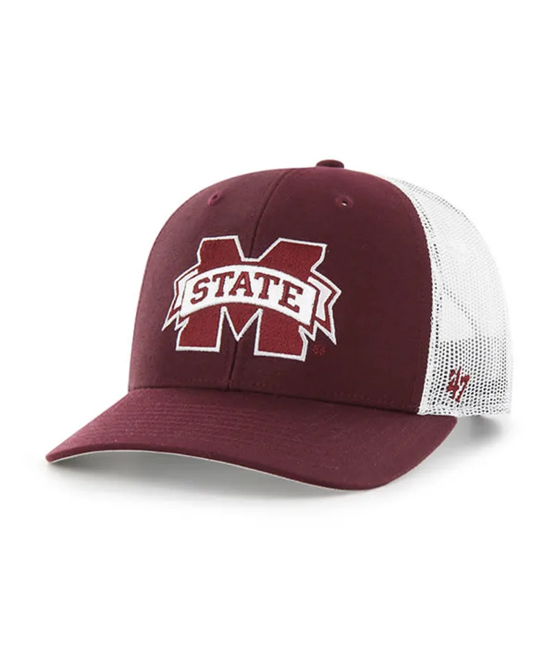 47 Brand Maroon Mississippi State Trucker Hat