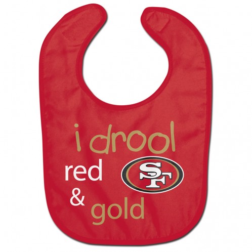 : WinCraft NFL San Francisco 49ers WCRA1963624 All Pro Baby Bib :  Sports & Outdoors