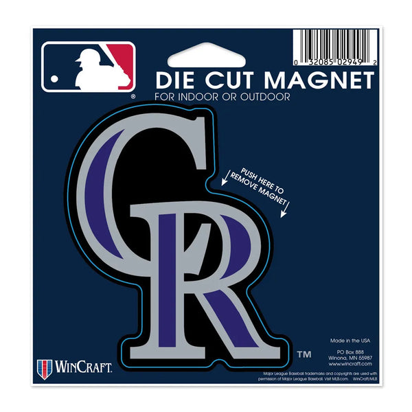 Colorado Rockies Wincraft 4.5" x 6" Die Cut Magnet