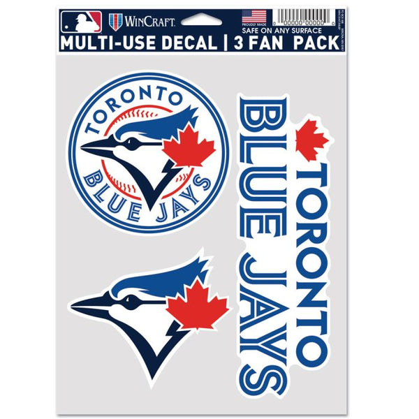 Wincraft Toronto Blue Jays 3-Pack Multi-Use Decal Set