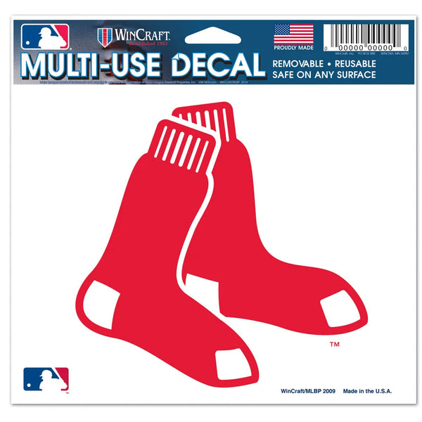 Boston Red Sox Wincraft 5" x 6" Multi Use Decal