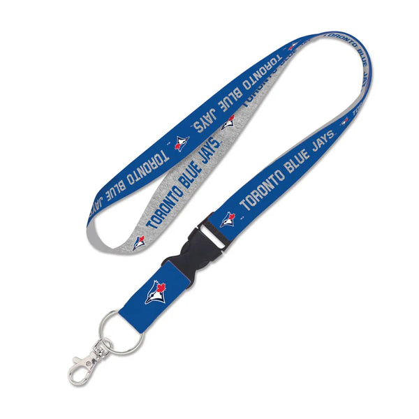 Toronto Blue Jays Heather Wincraft 1" Lanyard with Detachable Buckle