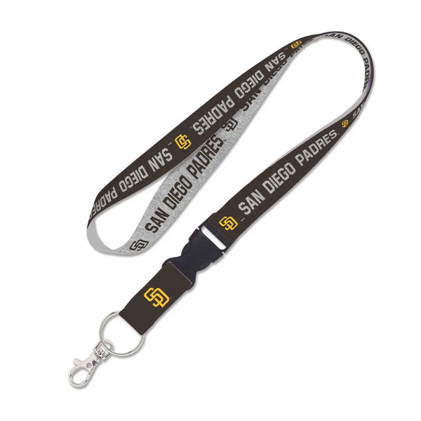 San Diego Padres Heather Wincraft 1" Lanyard with Detachable Buckle