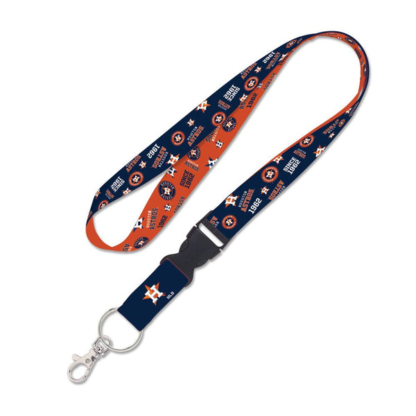 Houston Astros Wincraft 1" Scatter Lanyard with Detachable Buckle