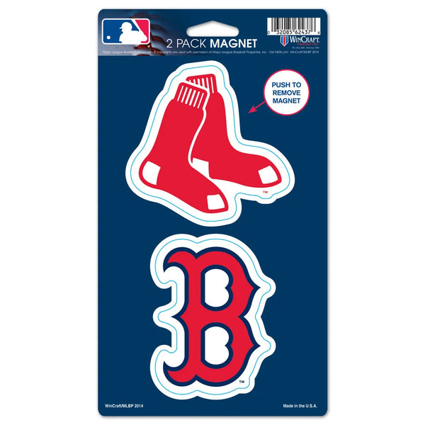 Boston Red Sox Wincraft 5" x 9" Die Cut Magnet (2 Magnets)