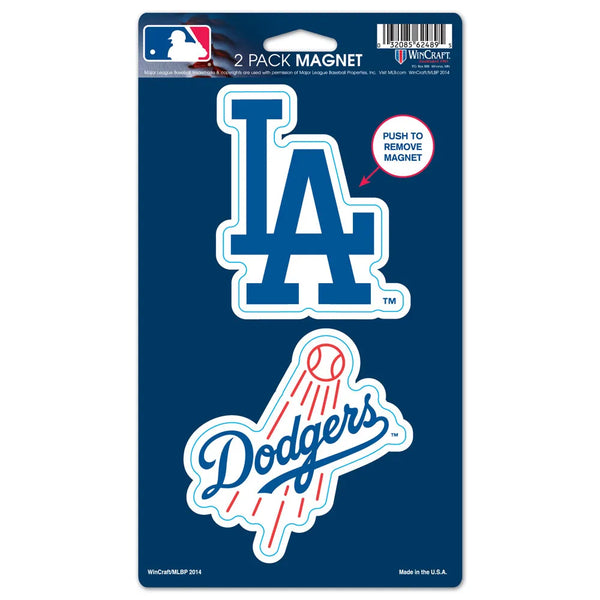 Los Angeles Dodgers Wincraft 5" x 9" Die Cut Magnet (2 Magnets)