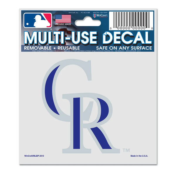 Colorado Rockies Wincraft 3" x 4" Multi Use Decal