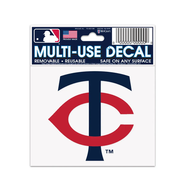 Minnesota Twins Wincraft 3" x 4" Multi Use Decal
