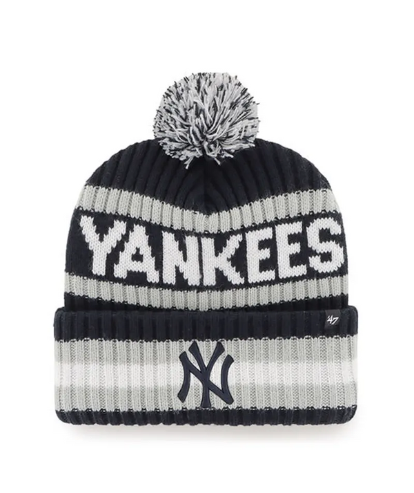 New York Yankees Bering '47 Cuff Knit Youth Navy Blue Beanie