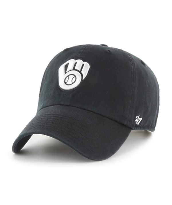 Milwaukee Brewers '47 Clean Up Black Hat