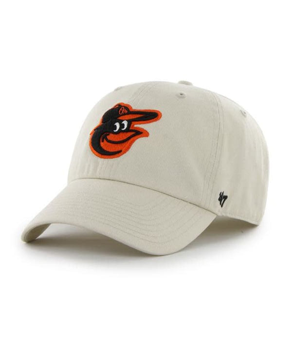 Baltimore Orioles '47 Clean Up Natural White Hat