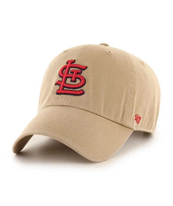 St. Louis Cardinals '47 Clean Up Khaki Hat
