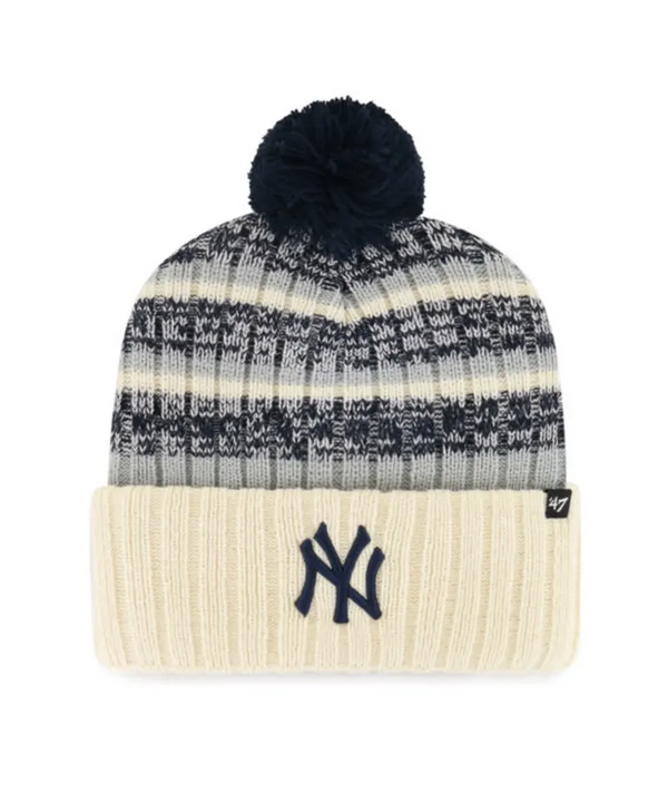 New York Yankees Tavern '47 Cuff Knit Natural Beanie