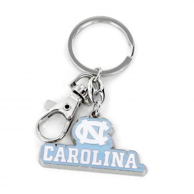 North Carolina Tarr Heels Aminco Light Blue Key Ring