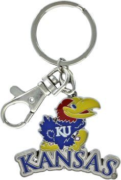 Aminco Kansas Jayhawks Keychain