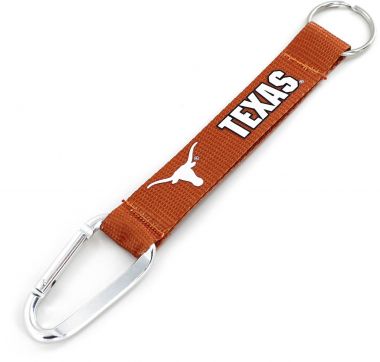 Aminco Texas Longhorns Carabiner-Lanyard Burnt Orange Keychain