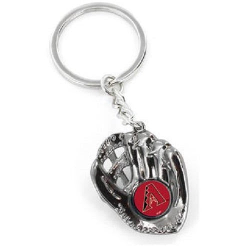 Aminco Arizona Diamondbacks Authentic MLB Baseball Glove Metal Team Logo Keychain