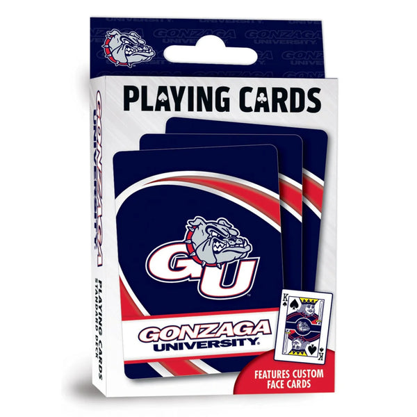 Gonzaga Bulldogs Masterpieces 54 Card Deck Playing Cards