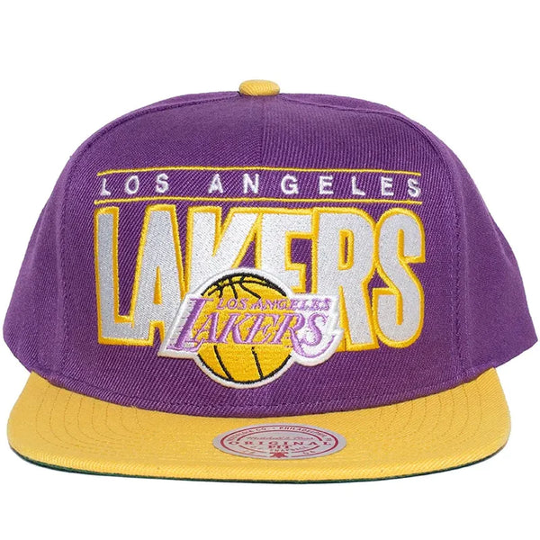Mitchell & Ness Los Angeles Lakers Billboard Classic Purple Snapback Hat