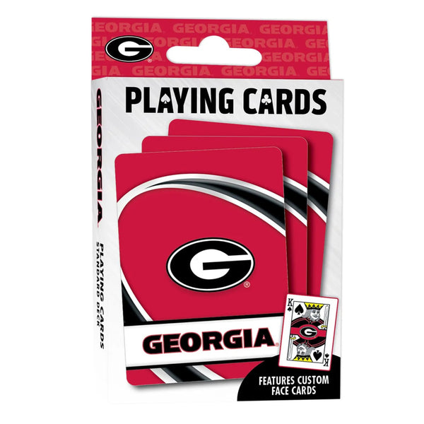 Georgia Bulldogs Masterpieces 54 Card Deck Playing Cards