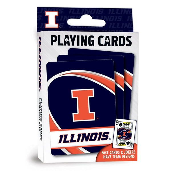 Illinois Fighting Illini Masterpieces 54 Card Deck Playing Cards