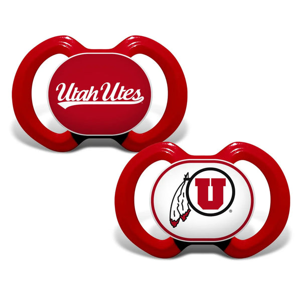 Utah Utes Baby Fanatic 2 Pack Pacifier