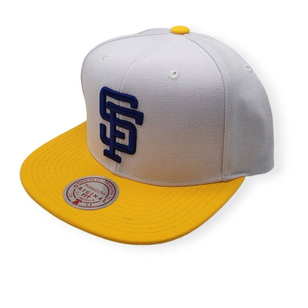 Mitchell & Ness San Francisco Giants Hometown Snapback White/Yellow Hat