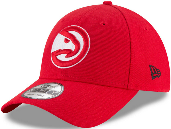 1 New Era Atlanta Hawks NBA The League OT 9FORTY Velcroback Hat Red