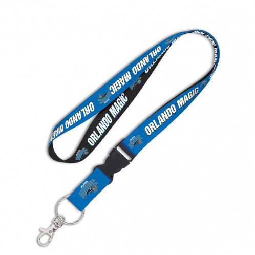 Wincraft Orlando Magic NBA Authentic Lanyard Two Tone with Detachable Buckle Black Blue