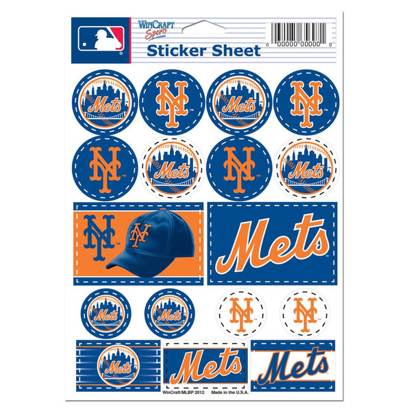 WinCraft New York Mets 5'' x 7'' Sticker Sheet