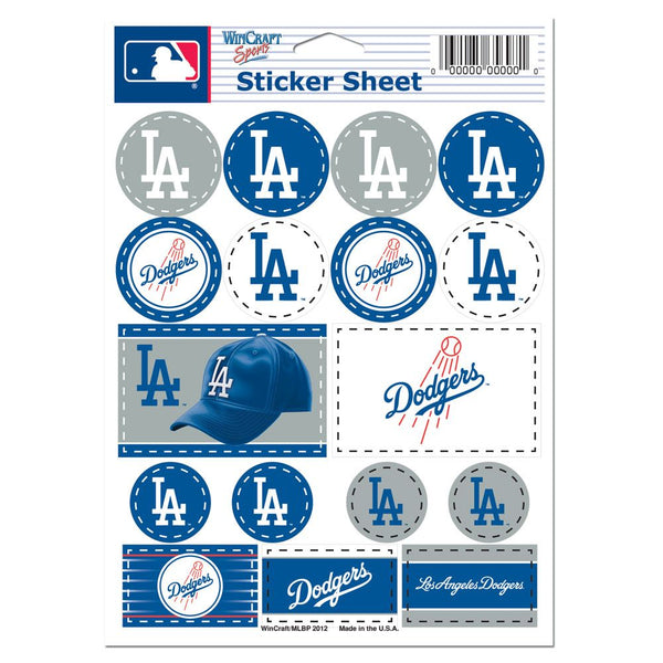 WinCraft Los Angeles Dodgers 5'' x 7'' Sticker Sheet