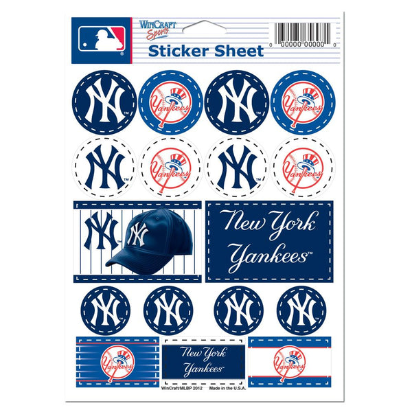 WinCraft New York Yankees 5'' x 7'' Sticker Sheet