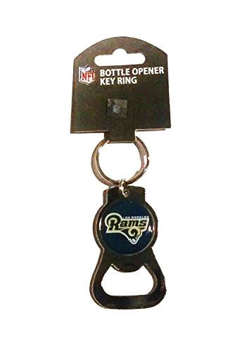 Aminco Los Angeles Rams NFL Authentic Bottle Opener Team Logo Keychain Navy Blue