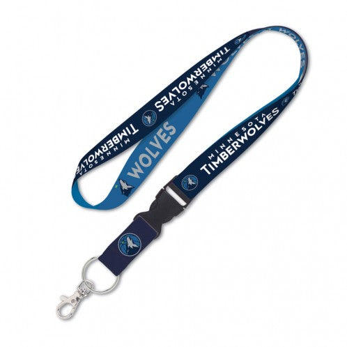 Wincraft Minnesota Timberwolves NBA Authentic Lanyard Two Tone with Detachable Buckle Navy Blue