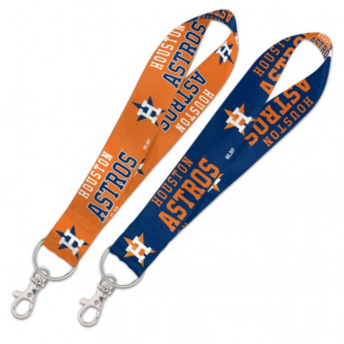 Wincraft Houston Astros MLB Authentic Wristlet Keystrap Ring Navy Blue Orange