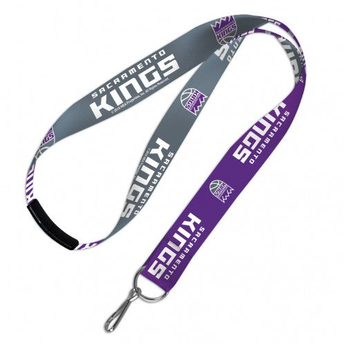 Wincraft Sacramento Kings NBA Authentic Lanyard Two Tone with Detachable Buckle Gray Purple
