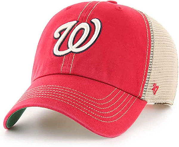 '47 Washington Nationals Adjustable Cleanup Mesh Hat Red