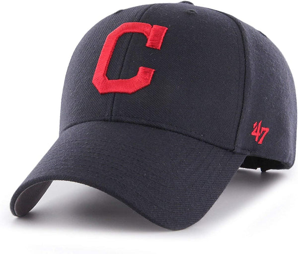 '47 Cleveland Indians MVP Adjustable Velcroback Navy Blue Hat