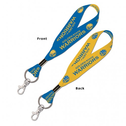 Wincraft Golden State Warriors NBA Authentic Wristlet Keystrap Ring Blue Yellow