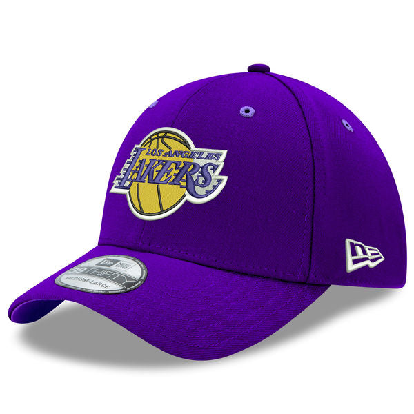 1 New Era Los Angeles Lakers NBA Team Classic 39THIRTY Stretch Fit Hat Purple
