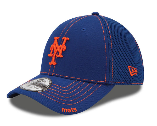 New Era New York Mets MLB Neo 39THIRTY Stretch Fit Adult Hat Blue
