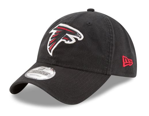 New Era Atlanta Falcons NFL Core Classic 9TWENTY Adjustable Adult Hat Black