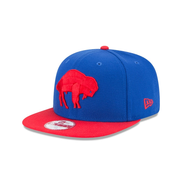 New Era Buffalo Bills NFL 2Tone Baycik 9FIFTY Adjustable Snapback Hat Blue Red