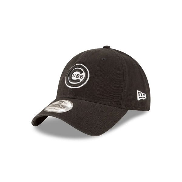 New Era Chicago Cubs Core Classic 9TWENTY Adjustable Strapback Black Hat