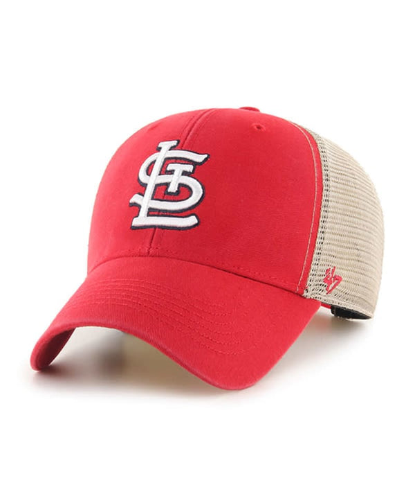 '47 St. Louis Cardinals Flagship Wash MVP Red Mesh Snapback Adjustable Hat