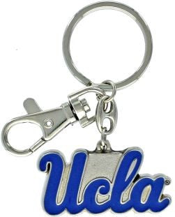 Aminco UCLA Bruins NCAA Authentic Heavyweight Metal Team Logo Keychain Light Blue