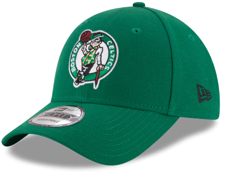 1 New Era Boston Celtics NBA The League 9FORTY Velcroback Hat Green