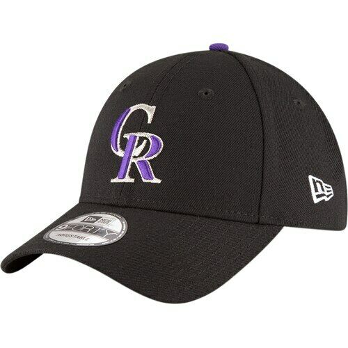 New Era Colorado Rockies MLB The League OSFA 9FORTY Velcroback Hat Black