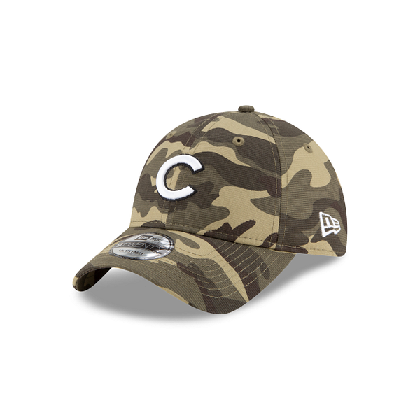 New Era Chicago Cubs Armed Forces Day Collection 9TWENTY Strapback Camo Hat